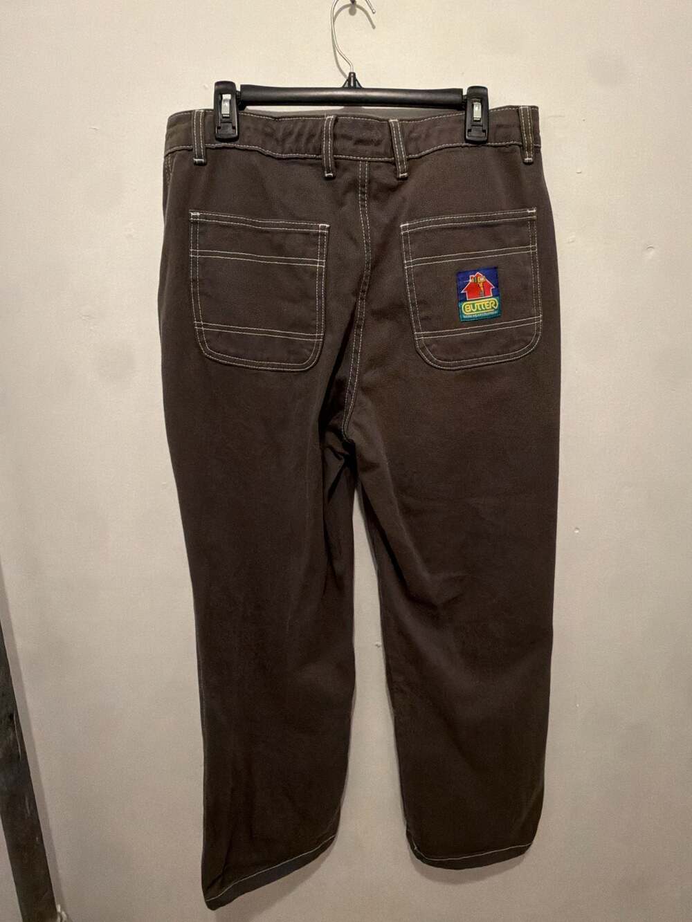 Butter Goods Work Double Knee Pants Washed Brown Size 30